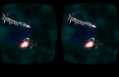  Cardboard 3D VR Space FPS game: จับภาพหน้าจอ